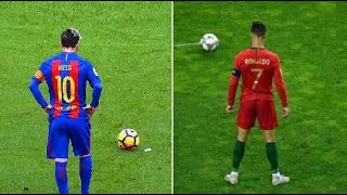 Messi vs Ronaldo Biggest Freekick Battle Ever [upl. by Athelstan]