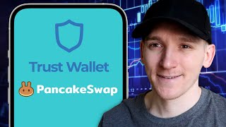 Trust Wallet PancakeSwap Tutorial Swap Staking Pools Farming [upl. by Ainig]