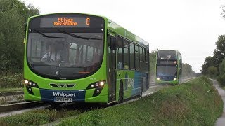 The Cambridge Guided Busway September 2018 [upl. by Sidras]