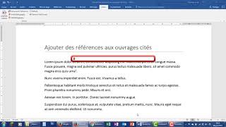 Zotero  Insérer une citation dans Word [upl. by Ynaffat]