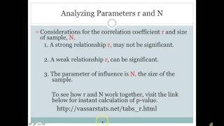 Correlation Coefficients and pValues [upl. by Debarath]