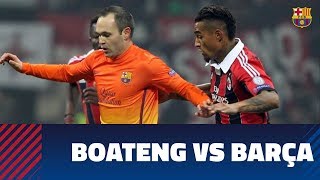 KevinPrince Boatengs goals versus FC Barcelona [upl. by Latsyrk259]