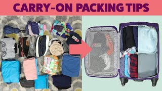 How To Pack A CarryOn Suitcase For A TwoWeek Trip [upl. by Devad635]