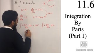 Edexcel A level Maths 116 Integration By Parts Part 1 [upl. by Mauldon]