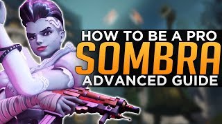 Overwatch How to Be a PRO Sombra  Infinite Invis Advanced Guide [upl. by Arundell222]