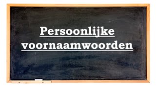 Meester Nicky TV persoonlijke voornaamwoorden [upl. by Polivy354]