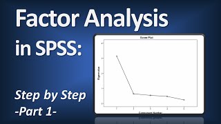 Factor Analysis in SPSS Principal Components Analysis  Part 1 [upl. by Lurette]