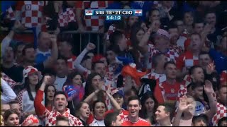 HRVATSKI NAVIJAČI PJEVAJU quotTKO NE SKAČE PRAVOSLAVACquot  HRVATSKA  SRBIJA EHF EURO 2020 RUKOMET GRAZ [upl. by Scrope249]