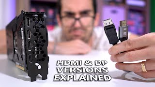 All HDMI and DisplayPort Versions EXPLAINED [upl. by Ayim843]