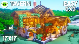 Minecraft  How to Build a Tavern EASY 5x5 System [upl. by Kyriako]