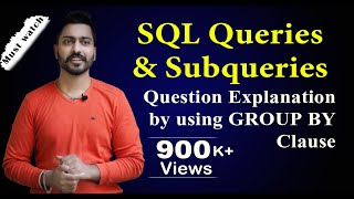 Lec61 SQL Queries and Subqueries part3  Group By clause  Database Management System [upl. by Falk]