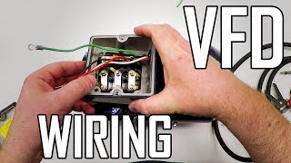 Lathe VFD 1 How to wire a 3Phase motor and VFD [upl. by Guy997]