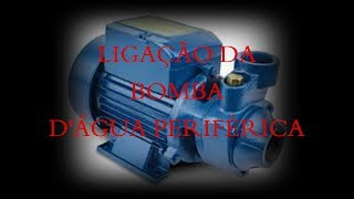 COMO INSTALAR UMA BOMBA DÁGUA PERIFÉRICA [upl. by Akehs552]