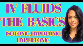 IV FLUIDS for NURSING Super Easy NCLEX [upl. by Dragde]