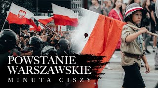 Godzina quotWquot  Powstanie Warszawskie  Warsaw Uprising  Minuta ciszy [upl. by Jadd]