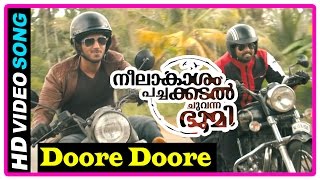 Neelakasham Pachakadal Chuvanna Bhoomi Movie  Songs  Doore Doore song  Dulquer  Sunny [upl. by Iznekcam]