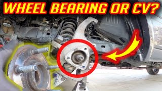 How to Diagnose Wheel Bearing or CV Joint Vibration Humming Noise [upl. by Kurman]