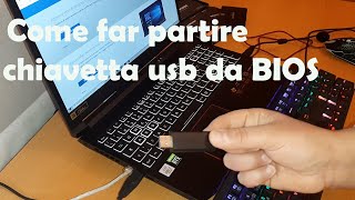 Come far partire una Chiavetta USB da Bios [upl. by Bryna]