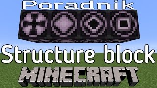 Minecraft 110  Tutorial Structure Block  Blok Struktur Poradnik 16w20a PL [upl. by Calica]