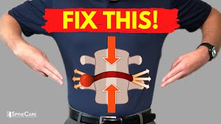 How to Relieve a Lower Back Bulging Disc in 30 SECONDS [upl. by Assek]