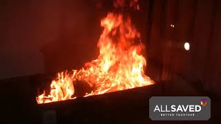 FirePro  Allsaved Oil Fire Suppression Demo [upl. by Bunde]