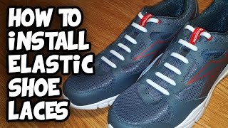 Elastic Shoe Laces  Stretchy No Tie [upl. by Lakin476]