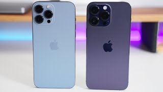 iPhone 14 Pro Max vs iPhone 13 Pro Max  Full Comparison [upl. by Allis768]