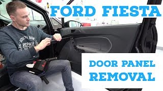 How to Remove a Ford Fiesta Door Panel [upl. by Leterg]