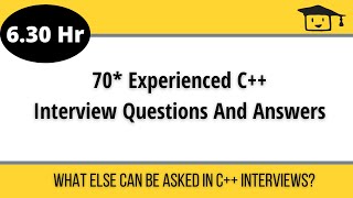 Experienced C Interview Questions [upl. by Anoek954]