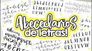 Abecedario de LETRAS BONITAS ✄ Barbs Arenas Art [upl. by Enitsenre]