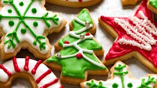 Christmas Cookies Cut out sugar cookies [upl. by Yesac]