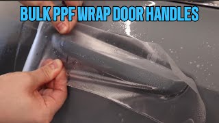 How To PPF Bulk Wrap Door Handles [upl. by Malamut]