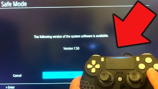 Cannot Start the PS4 Update Safe Mode Loop FIX [upl. by Ahseki]