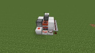 Minecraft Tutorial  TNT Cannon  Super Distance Compact [upl. by Ecirtael]