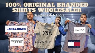 Cheapest 100 original export surplus shirt wholesaler in Bangladesh amp India [upl. by Agustin]