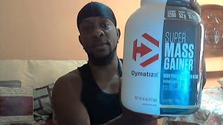 DYMATIZE SUPER MASS GAINER REVIEW SKINNY GUYS 2300 CALORIE POWER SHAKE RECIPE 92 GRAMS PROTEIN [upl. by Merton]