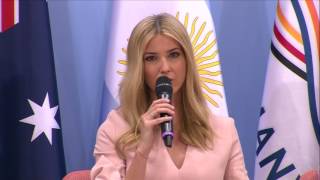 Ivanka Trump takes the stage at the G20 [upl. by Adianez]