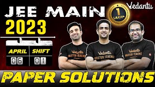 JEE Main 2023 Paper Solution 6th April  Shift 1  Vedantu JEE [upl. by Gil]