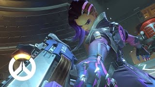 NEW HERO – NOW PLAYABLE Introducing Sombra  Overwatch [upl. by Gautea163]