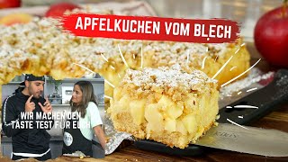 Weltbester Apfelkuchen vom Blech  so saftig und lecker  30 Minuten Challenge  Apfelblechkuchen [upl. by Lac]