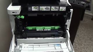 How to install and reset Transfer Belt Brother HLL8260 9310 MFCL8900 L9570 [upl. by Annawt456]