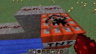 Minecraft How to Make a TNT cannon simple 183 [upl. by Carper]