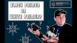 The difference between painting over Black or White Primer on miniatures [upl. by Zoara]