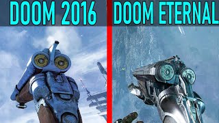 Doom Eternal vs Doom 2016  Weapon Comparison [upl. by Avie]