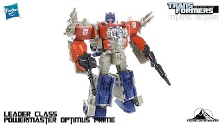 Transformers Titans Return Leader Class POWERMASTER OPTIMUS PRIME Video Review [upl. by Ahsenet425]