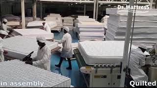 Pocket Spring Mattress Production [upl. by Ecnarf470]