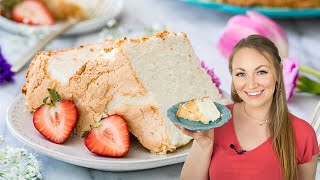 Heavenly Airy Angel Food Cake [upl. by Bradly]