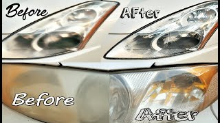 How To Clean Headlights Easy Simple [upl. by Eidas]