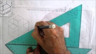 DIBUJO TECNICO  ISOMETRICOS  PRACTICA PARA DIBUJAR MODELOS [upl. by Milford248]