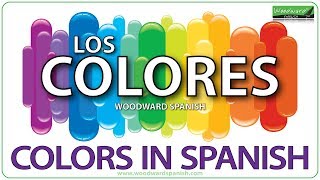 Colors in Spanish  Los colores en español  Learn Spanish Vocabulary [upl. by Netsua]